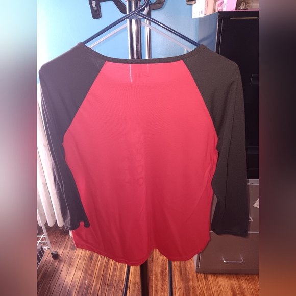 Holiday Time Women's Christmas Graphic Raglan Sleeve Baseball Tee Pre-owned - Picture 4 of 7